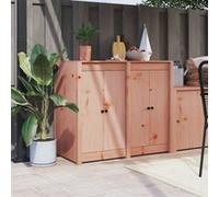 Portes de cuisine d extérieur 2 pcs bois massif douglas