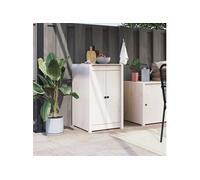 Portes de cuisine d extérieur blanc 50x9x82 cm bois pin massif