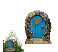 Portes de fée pour arbres d'extérieur | Kit de porte de fée miniature | Décoration de jardin pour les elfes - Accessoires de jardin féérique miniature