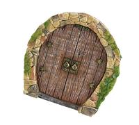 Portes de fée pour arbres d'extérieur, porte de fée en bois pour jardin de fées, décoration de maison de jardin décorations de jardin magiques pour elfes porte d'arbre de fées miniature
