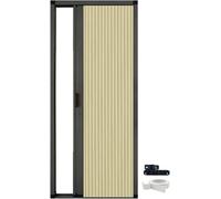 Portes de placard pliantes - Porte coulissante peu encombrante avec serrure et poignée pour pièces intérieures