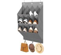 Portes De Rangement Pour Chaussures - Douze Poches, Support De Rangement Suspendu, Organisateurs De Placard Sur Porte, Support Multi-poches Peu Encombrant, Solution En Tissu Léger | Idéal Pour Apparte