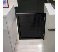 Portes De Salon Noires, Porte Battante, Porte Battante De Café Simple, Entrée De Porte Intérieure, Petites Portes Demi-Taille, Comptoir Emporium, Porte De Majordome, W60xH90cm(23 5/8" x35 3/8")