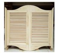 Portes doubles de salon, portes battantes rustiques pour maison/bar, charnières à fermeture automatique, garantie anti-déformation, design personnalisable