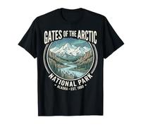 Portes du Parc National de l'Arctique Alaska Snowy Mountain Art T-Shirt