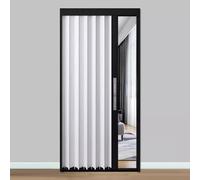 Portes pliantes en accordéon, porte pliante pour placard, chambre à coucher, cuisine, construction en aluminium avec serrure, facile à installer, taille personnalisable