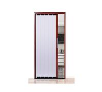 Portes Pliantes Extra-hautes De 203 Cm Porte Accordéon Pliante Panneaux En Aluminium Imperméables Séparateur De Pièce for Véranda/terrasse Avec Quincaillerie Complète(42x80in(106x203cm))
