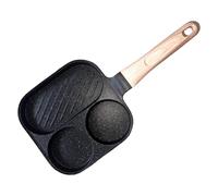 Portette D'oeufs De Crêpes À Frire - Poêle Omelette, Poêle Du Petit Déjeuner, À Frire De Camping Antiadhésif | Suites De Cuisine En 3 Sections Supplies Pour Le Restaurant À Électrique À In