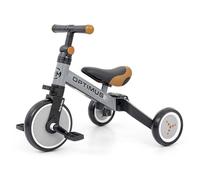 Porteur 3-en-1 - MILLY MALLY - Optimus - Gris - 3 roues - Transformable en draisienne