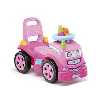 M MOLTO Porteur 3 x 1 Camion Rose avec 10 Blocs