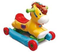 Porteur à Bascule P'tit Galop, Mon Poney Basculo 2en1 - VTECH BABY - Parlant et Lumineux - Multicolore