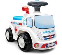Porteur Ambulance - FALK - Avec assise ouvrante et volant directionnel avec klaxon - Rouge - 100% Fabriqué en France - Dès 12 mois