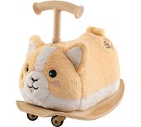 Porteur Animal À Bascule 2 En 1 En Peluche Chien Marron TU