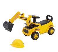 Porteur Auto Enfants 19 à 36 Mois-Duoku-Voiture à Pousser pour Tout-petits-Capacité 25 kg-Pelleteuse Porteur avec Casque et Musique