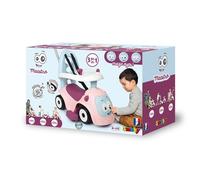Smoby - Porteur Maestro Balade Rose - Evolutif 3 en 1 - Canne parentale Réglable- Arceau de Sécurité - Roues Silencieuses - Klaxon Electronique, Levier de Vitesse, Clé Mécanique - Dès 6 Mois