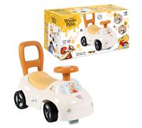 Smoby - Winnie l’Ourson Porteur Auto - Evolutif 2 en 1 avec Coffre - Dès 10 Mois - Fabrication française