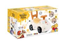 Smoby - Winnie l’Ourson Porteur Auto - Evolutif 2 en 1 avec Coffre - Dès 10 Mois - Fabrication française