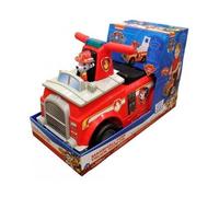 Porteur Bebe Camion Pompier Rouge Marcus pour Pat Patrouille - avec Lumiere, Sons, Musique (en Anglais) - Enfant Garcon 1 a 3 Ans + Carte