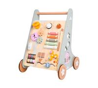 Porteur Bébé,Poignée Réglable et Roues Fluides Jouet | Déambulateur pour équipé de Roues | Pour Fille Garçon Apprentissage Marche Intérieur Maison École