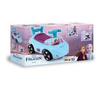 Smoby - La Reine des Neiges - Porteur Auto - Fonction Trotteur - Volant Directionnel - pour Enfant Dès 10 Mois - Coffre à Jouets - 720533 Bleu