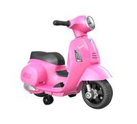 TURBO CHALLENGE - Vespa GTS - Porteur Elèctrique - 119153 - Scooter - Rose - Prêt à Rouler - 25Kg Max - Plastique - Batteries Rechargeables - À partir de 18 Mois