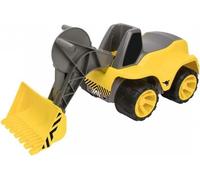 Porteur Big Worker Maxi Pelleteuse - SILVERTORN - Jaune et gris - Pour enfant de 3 ans et plus - Jusqu'a 50 kg