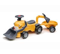 Porteur Chantier Marcel Avec Pelle Frontal, Excavatrice Et Remorque 1 À 3 Ans - Falk