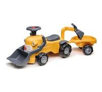 Porteur chantier Marcel avec pelle frontal, excavatrice et remorque 1 à 3 ans - Falk G