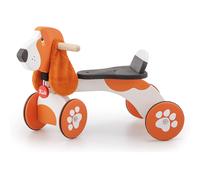 Trudi - Porteur Braque Italien - Chien à roulettes 4 roues en bois 57x41x33 cm