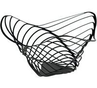 Porteur D'agrumes Alessi-Trinity En Acier Coloré Avec Résine Époxy, Noir