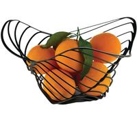 Porteur D'agrumes Alessi-Trinity En Acier Coloré Avec Résine Époxy, Noir Noir