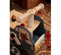 Porteur du bricoleur en bois FSC® noir fonce uni avec decor TU