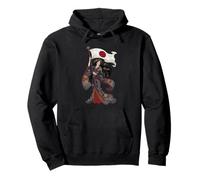 Porteur du Drapeau de la liberté de la mère du Japon - Art Nouveau Japonais Sweat à Capuche