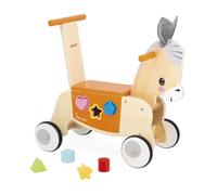 Janod Porteur Farm Donkey Orange Enfants