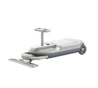 Porteur Enfant Kart de Nettoyage électrique for Enfants, Voiture à roulettes télescopique à 5 Vitesses, Roues éclairées, Kart Portable Wiggle Car(Wit,Dual Motor)