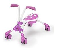 TP Toys Porteur ScrambleBug Bubblegum – 4 roues 360° silencieuses, pliable, 12–36 mois Violet/Blanc