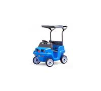 Step2 Side-By-Side Push Around SUV Voiture Enfant Porteur Auto en bleu | Pour 2 enfants | Véhicule Jouet avec barre de poussée pour Enfants dès 1.5 ans
