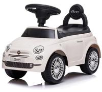 Porteur enfant voiture Fiat 500 - 12 à 36 mois - volant avec son - klaxon - compartiment de rangement - Blanc