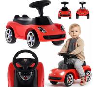 Porteur enfant voiture Porsche Carrera GT - 18 à 36 mois - klaxon - olant avec boutons, phares - max 30 kg - Rouge