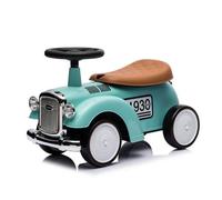 Porteur Enfant Voiture Rétro Classic 1930 - Porteur Bébé 1 à 3 ans - Vert - Klaxon & Coffre - Aide à la Marche