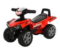 HOMCOM Porteur Enfants Quad 18-36 Mois dim. 60L x 31l x 42H cm Effets Lumineux et sonore Rouge Noir