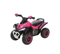 Porteur enfants quad 18-36 mois dim. 67L x 38l x 44H cm effets lumineux et sonores rose noir