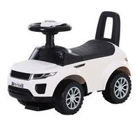 HomCom Porteur enfant Véhicule à pousser – klaxon, coffre, compteurs factices – Blanc 12-36 mois