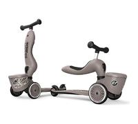 Scoot & Ride Trottinette Highwaykick One Lifestyle unisexe avec siège et conteneur Brown Lines