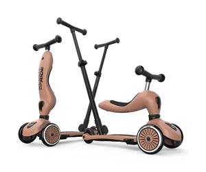 Porteur Évolutif Highwaykick 1 Push And Go Mocha Rouge, Noir TU