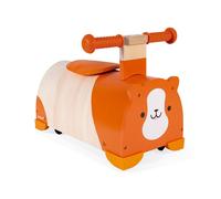 Porteur Hamster en bois JANOD - Roues multidirectionnelles - Coffre intégré - Dès 12 mois