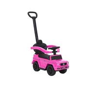 vidaXL Porteur Mercedes-Benz G63 Klaxon Arceau de sécurité Repose-pieds Rose