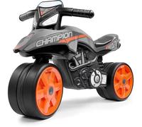 Porteur Moto - Falk - Street champion - 2 roues - Gris anthracite - orange