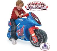 Moto Porteur Enfant 4 5 6 et 7 Ans sans Pédales - Winner Spidey XL Stable + Ergonomique - Moto Draisiènne 4 Ans Roues Larges + Transport Facile + Style Course | INJUSA