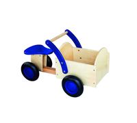 New Classic Toys 11403 Triporteur Naturel/Bleu